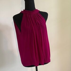 Ramy Brook Magenta Halter Blouse